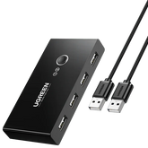 UGREEN USB 2.0 Switch 2 In 4 Output USB KVM Switch