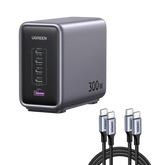 (Bundle) Nexode 300W Charger + 6.6FT 100W USB-C Cable 2 Pack