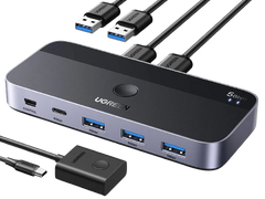 UGREEN USB 3.0 Switch 2 Computers Sharing USB C & A Devices
