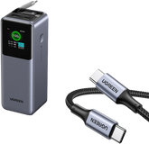 (Bundle) UGREEN Nexode 20000mAh 165W Power Bank + 2-Pack 100W USB-C Cables