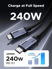 UGREEN USB4 Gen4 240W USB-C to USB-C Cable