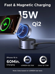 UGREEN UNO 3-in-1 Magnetic Wireless Charger 25W (MagSafe compatible)