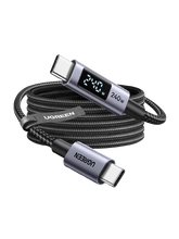 UGREEN USB-C Cable (240W, Digital Display, 480Mbps)