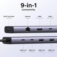 UGREEN Revodok 9 in 1 USB C Hub Gigabit Ethernet Adapter
