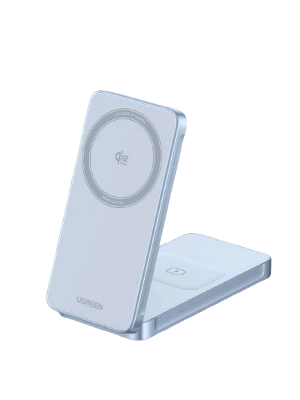 UGREEN MagFlow 2-in-1 Magnetic Wireless Charger 25W (MagSafe compatible)