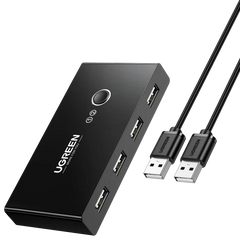 UGREEN USB 2.0 Switch 2 In 4 Output USB KVM Switch