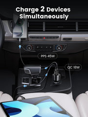 UGREEN 63W USB C Car Charger Adapter