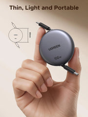 UGREEN Nexode Retractable USB-C Cable 100W