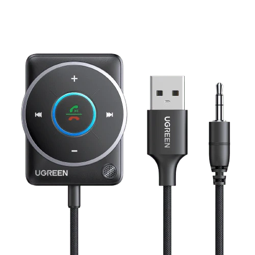 UGREEN Aux Bluetooth 5.4 Adapter For Car (2024 Latest)