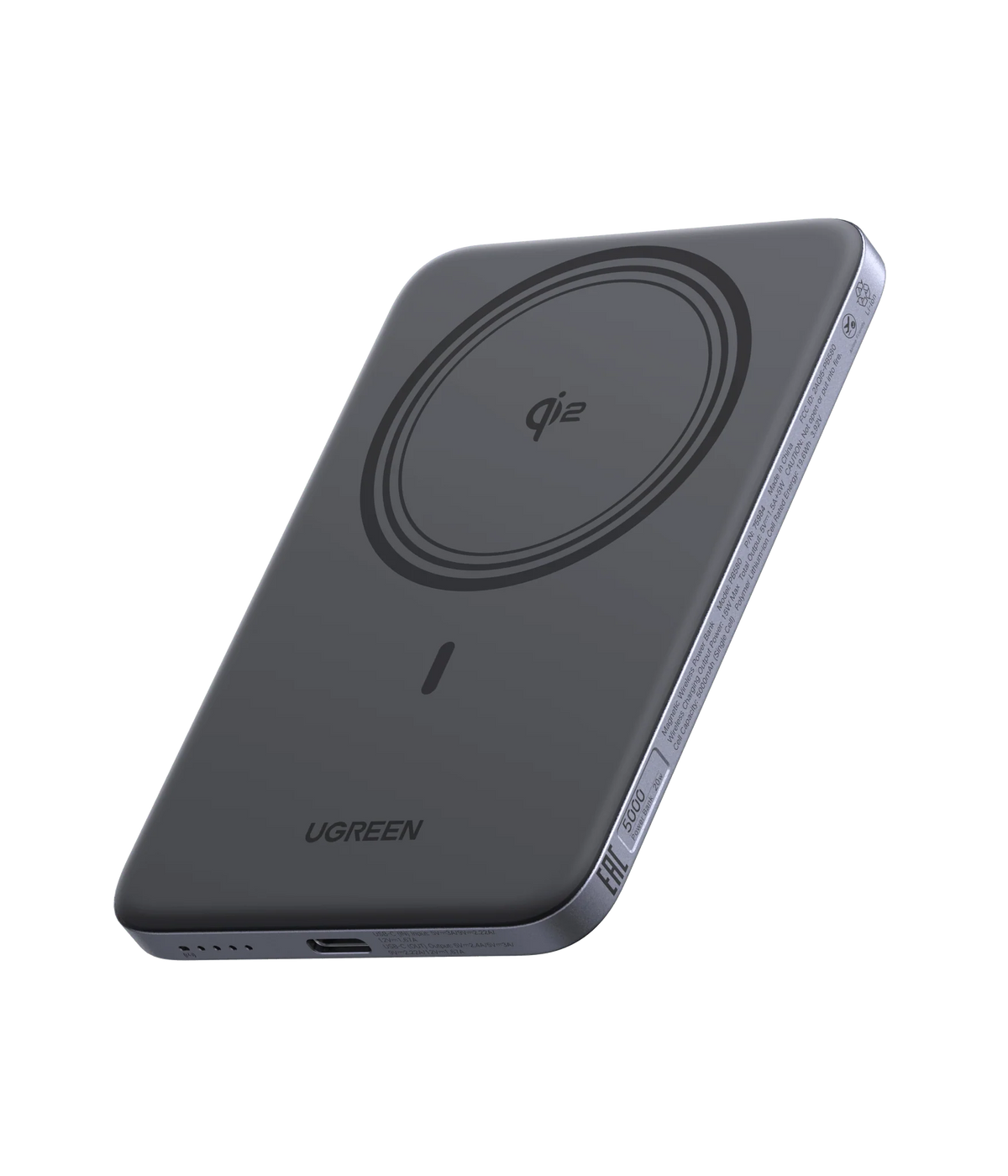 UGREEN MagFlow Air Magnetic Power Bank (5000mAh, Qi2 15W)