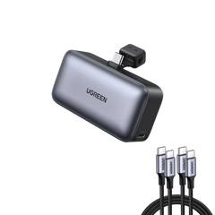 UGREEN 5000mAh USB-C Power Bank with Cable