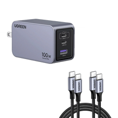 UGREEN Nexode Pro 100W 3-Port GaN Fast iphone Charger
