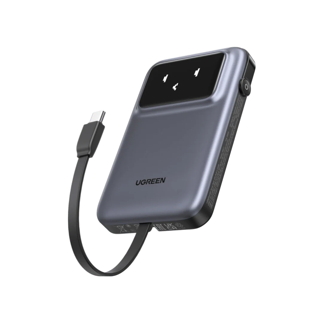 UGREEN Uno Power Bank 10000mAh 30W with Built-in Cable