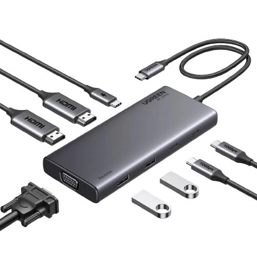 UGREEN 8 in 1 USB C 4K Docking Station Dual Monitor