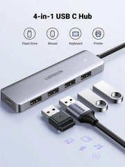 UGREEN USB C Hub 4 Ports, USB C to USB Hub