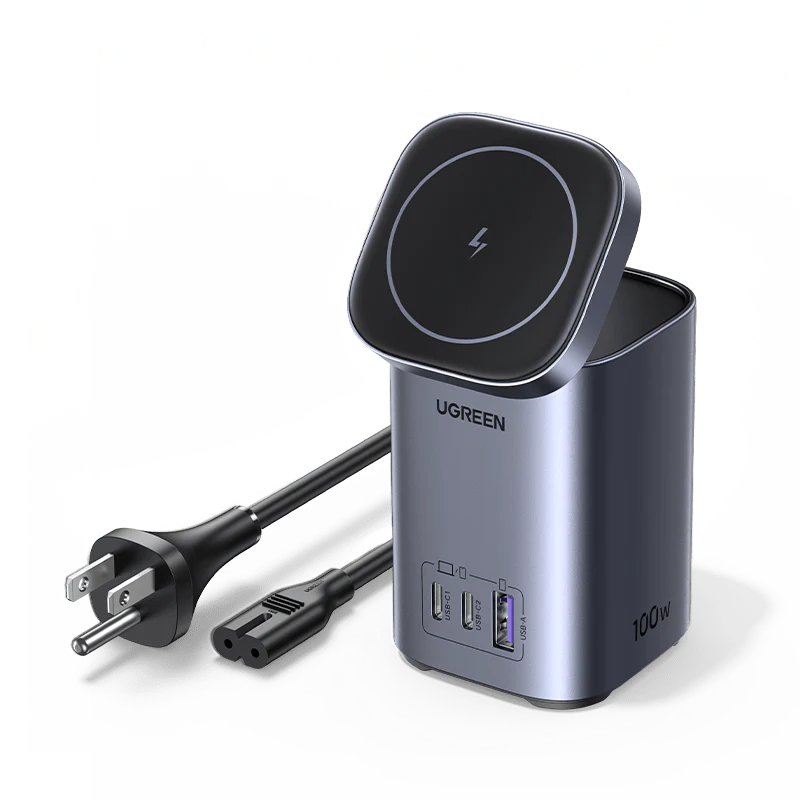 UGREEN 100W 4-Port Power Station with Qi2 Wireless Charging