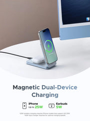 UGREEN MagFlow 2-in-1 Magnetic Wireless Charger 25W (MagSafe compatible)