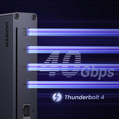 8-in-1 Thunderbolt Docking Station + USB-C Cable